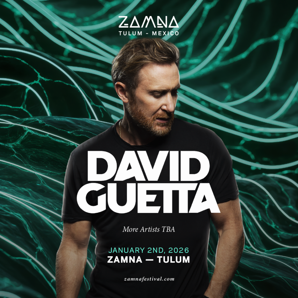 David Guetta Zamna Tulum Poster